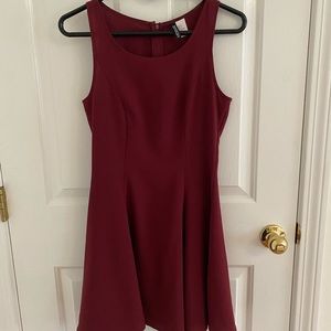 Maroon mini dress